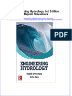 Engineering Hydrology 1St Edition Rajesh Srivastava Full Chapter