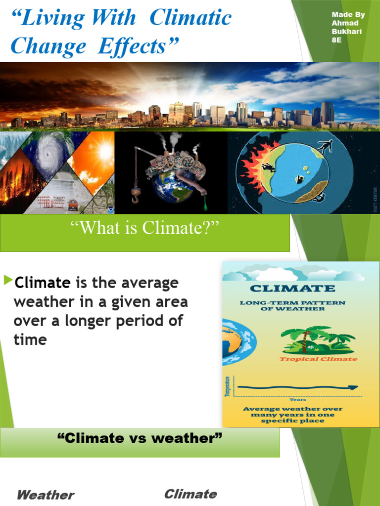 Living with Climate Change Effects | PDF