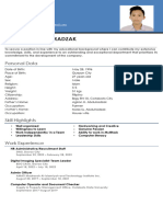 Morzil Abdulradzak Resume