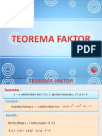 Teorema Faktor