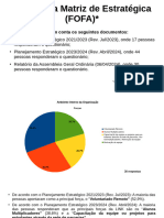 Análise Da Matriz de Estratégica (FOFA)