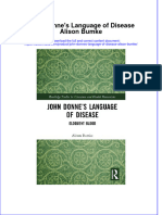 John Donnes Language Of Disease Alison Bumke full chapter