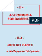 02.3 Astronomia-Fondamentale Moti Dei Pianeti