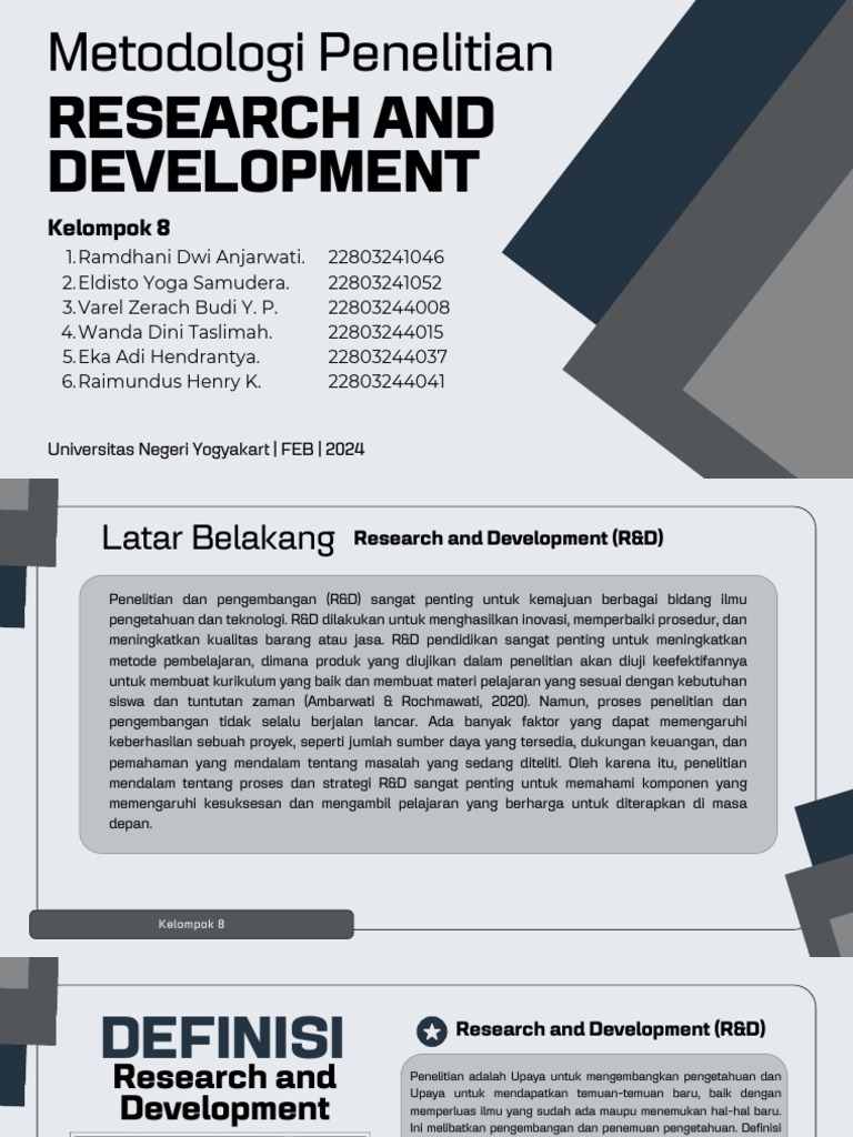 Metodologi R&D dalam Pendidikan Efektif | PDF | Seni | Komputer