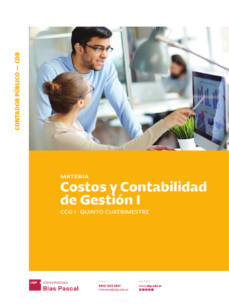 Costos y Contabilidad de Gestión I | PDF | Contabilidad | Costo
