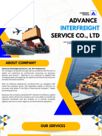 Company Profile Advance Interfreight Service Co.,Ltd. 1
