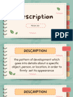 Lecture2 Patterns of Development in Writing Across Disciplines Description
