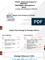 Supply Chain Strategy - For Strategic Alliance