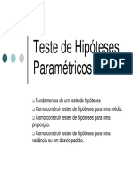 Testes Hip Parametricos Uma Ams