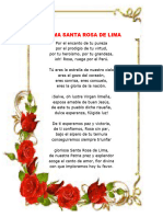 Poema Santa Rosa de Lima