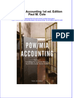 Pow Mia Accounting 1St Ed Edition Paul M Cole Download PDF Chapter