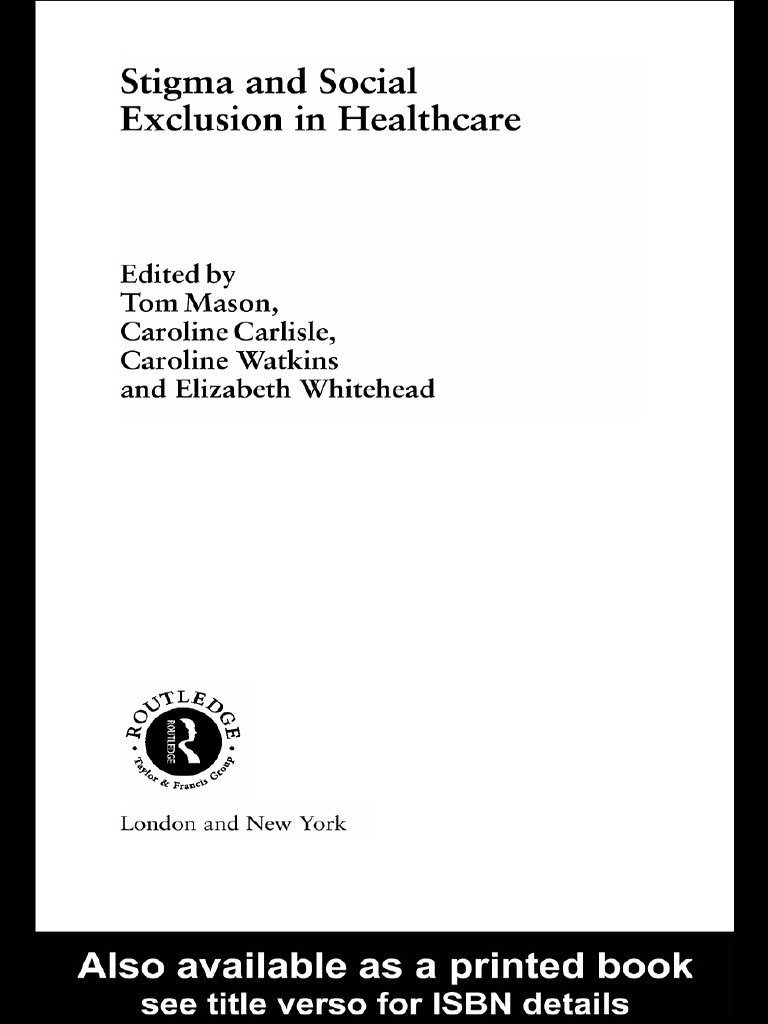 Stigma and Exclusion in Healthcare | PDF | Social Stigma | Social ...