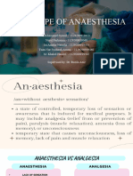 Basic Types of Anaesthesia