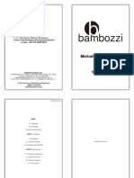Bambozzi Manual de Instruções SAG 1006E +55 (16) 33833818 S.A.B. (Serviço de Atendimento Bambozzi) 0800 773.3818 Sab@bambozzi - Com.