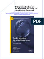 The Eu Migration System of Governance Justice On The Move 1St Ed Edition Michela Ceccorulli Full Download Chapter