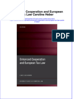 Enhanced Cooperation and European Tax Law Caroline Heber Full Chapter