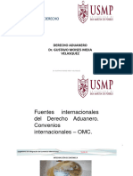 Fuentes Internacionales Del Derecho Aduanero. Convenios Internacionales - OMC