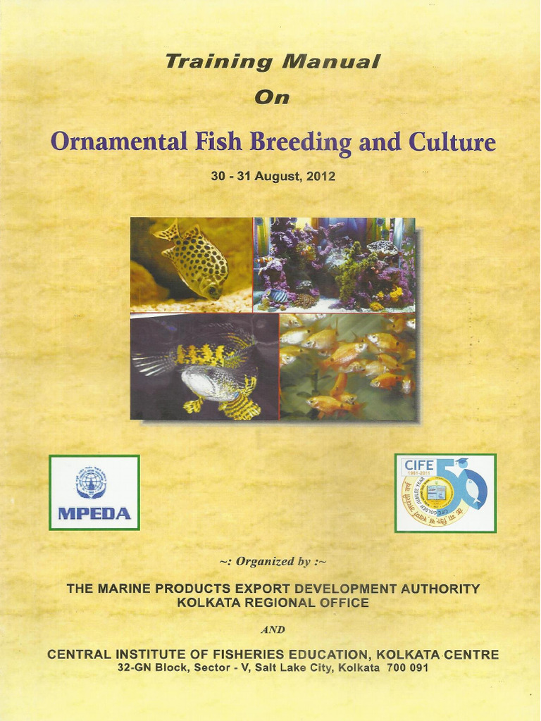 Ornamental Fish Breeding and Culture 30th 31st August 2012 | PDF