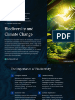 Biodiversity and Climate Change: Outline