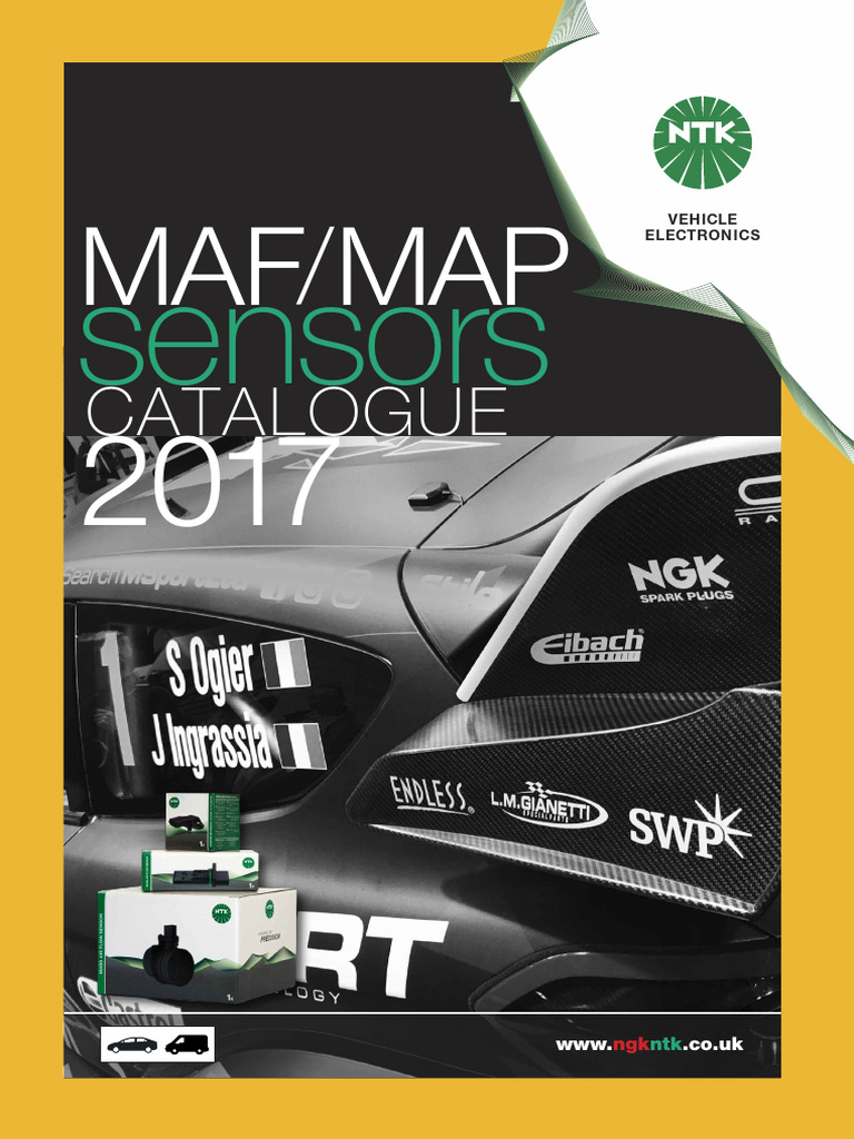 NTK Sensors MAF-MAP 2017 | PDF | Vehicle Technology | Engines