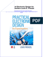 Practical Electronic Design For Experimenters Louis E Frenzel Download PDF Chapter