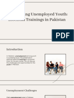 Slidesgo Empowering Unemployed Youth Essential Trainings in Pakistan 202404241216525P8B