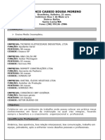 Frascinco Cassio Curriculum