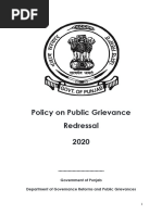 Andhra Pradesh Grievance Redressal System | PDF