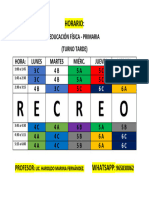 Horario Ef Haroldo