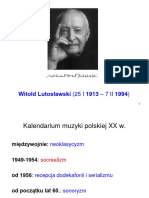 Lutoslawski - 13 01 2023