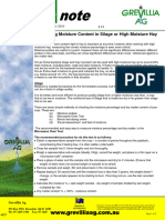 Measuring Moisture in High Moisture Hay and Silage