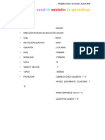 Planificación Anual 2023 - 1º Grado