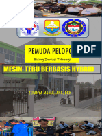 Pemuda Pelopor Inovasi Teknologi Mesin Tebu Berbasis Hybrid