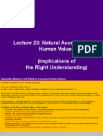 L 23 Natural Acceptance of Human Values v3
