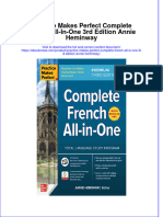 Practice Makes Perfect Complete French All in One 3Rd Edition Annie Heminway Download PDF Chapter