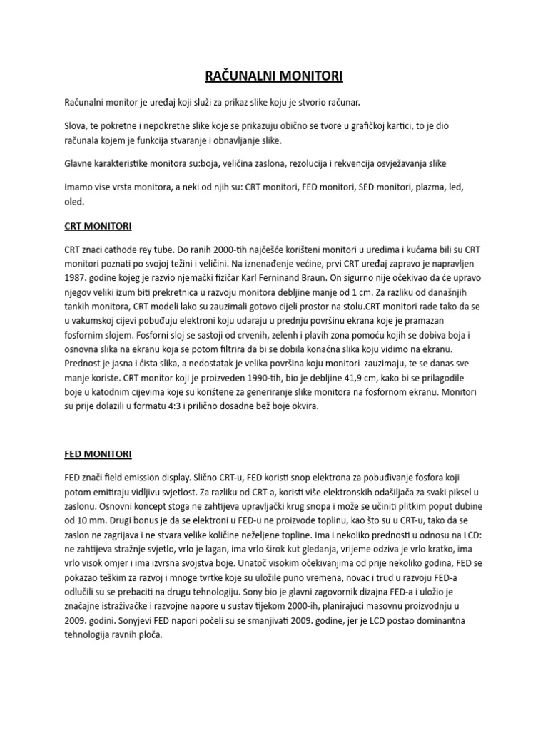 Monitori | PDF