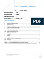 Dell Storage sc400 E03j E03j001 Dell Regulatory and Environmental Datasheet En-Us