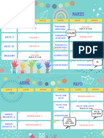 Calendario Plástica y Ciencias Primaria 22-23