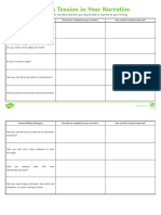 How To Build Tension Worksheet