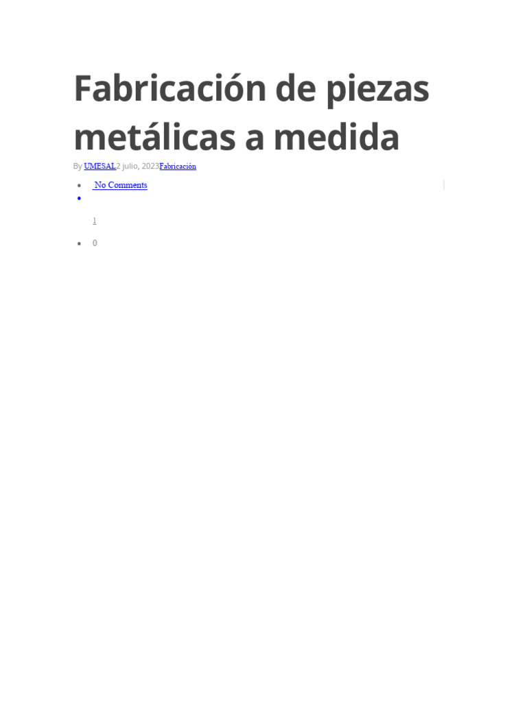 Fabricacion De Estructuras Metalicas Pdf Mecanizado Sector