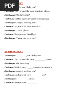 Dialogues - at The Market