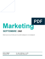 Etude Processus D'achat Marketing BV