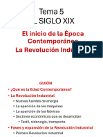 T.5 El S.XIX. La Revolución Industrial