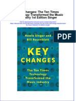 Key Changes The Ten Times Technology Transformed The Music Industry 1St Edition Singer Full Chapter