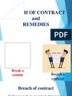 Session 5. BREACH OF CONTRACT
