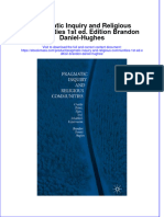 Pragmatic Inquiry and Religious Communities 1St Ed Edition Brandon Daniel Hughes Download PDF Chapter