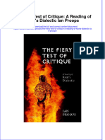 The Fiery Test of Critique A Reading of Kants Dialectic Ian Proops Full Download Chapter