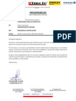 Memorandum - Retiro Forzoso