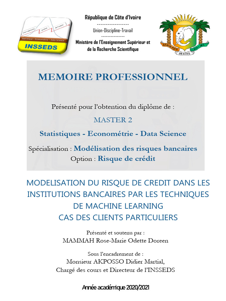 Modélisation du Risque de Crédit par ML | PDF | Banques | Crise des ...
