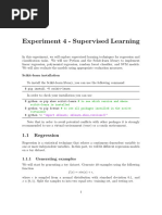 Exp4 - Supervised Learning